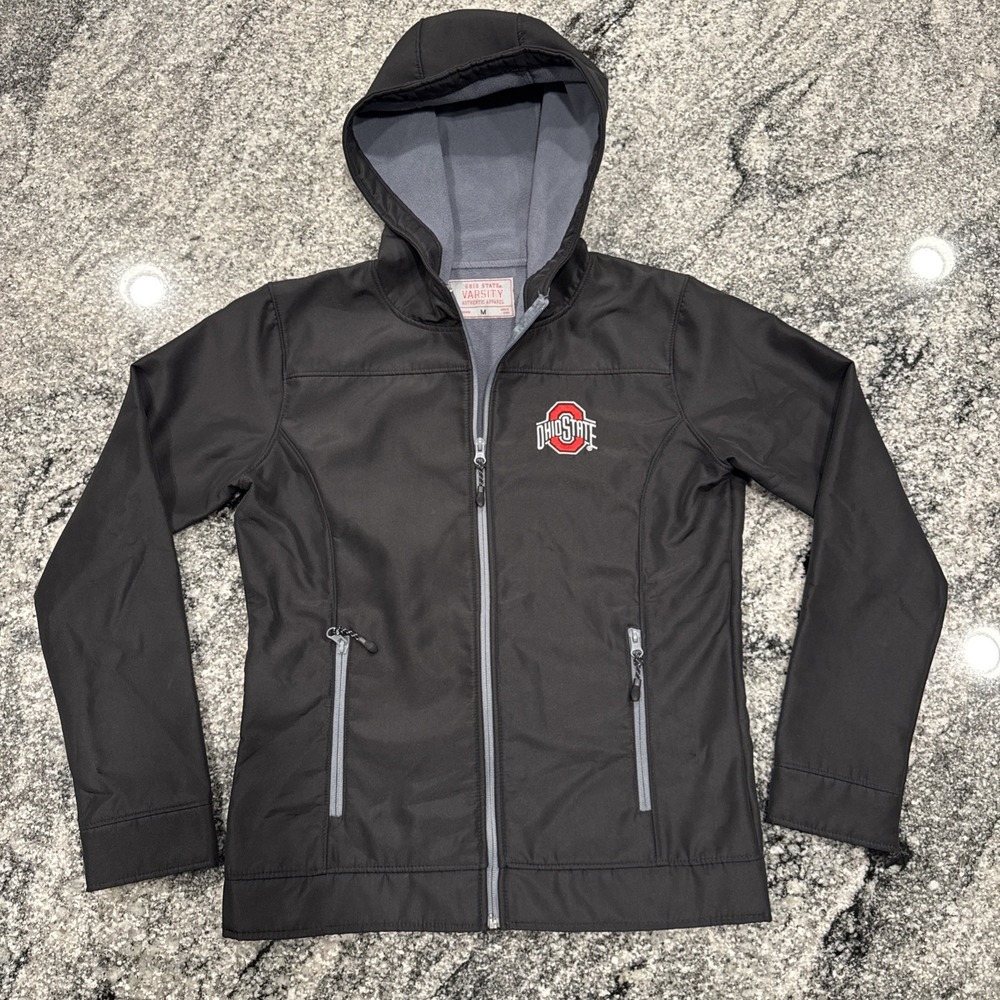 Ohio State Buckeyes Varsity‎ Authentic Apparel Jacket Hoodie Medium #355